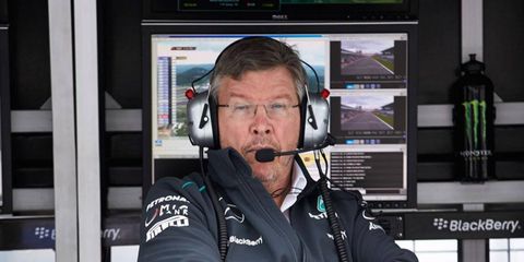 Ross Brawn is rumored to be leaving as team principal at Mercedes at the end of the current season.