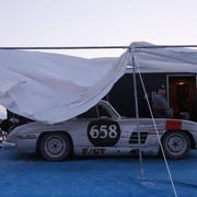 Bob Sirna takes his 300SL to Bonneville every year.