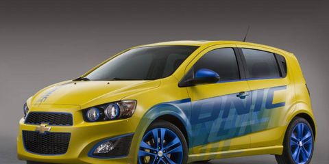 The 2013 Chevy Sonic RS concept will debut at SEMA.