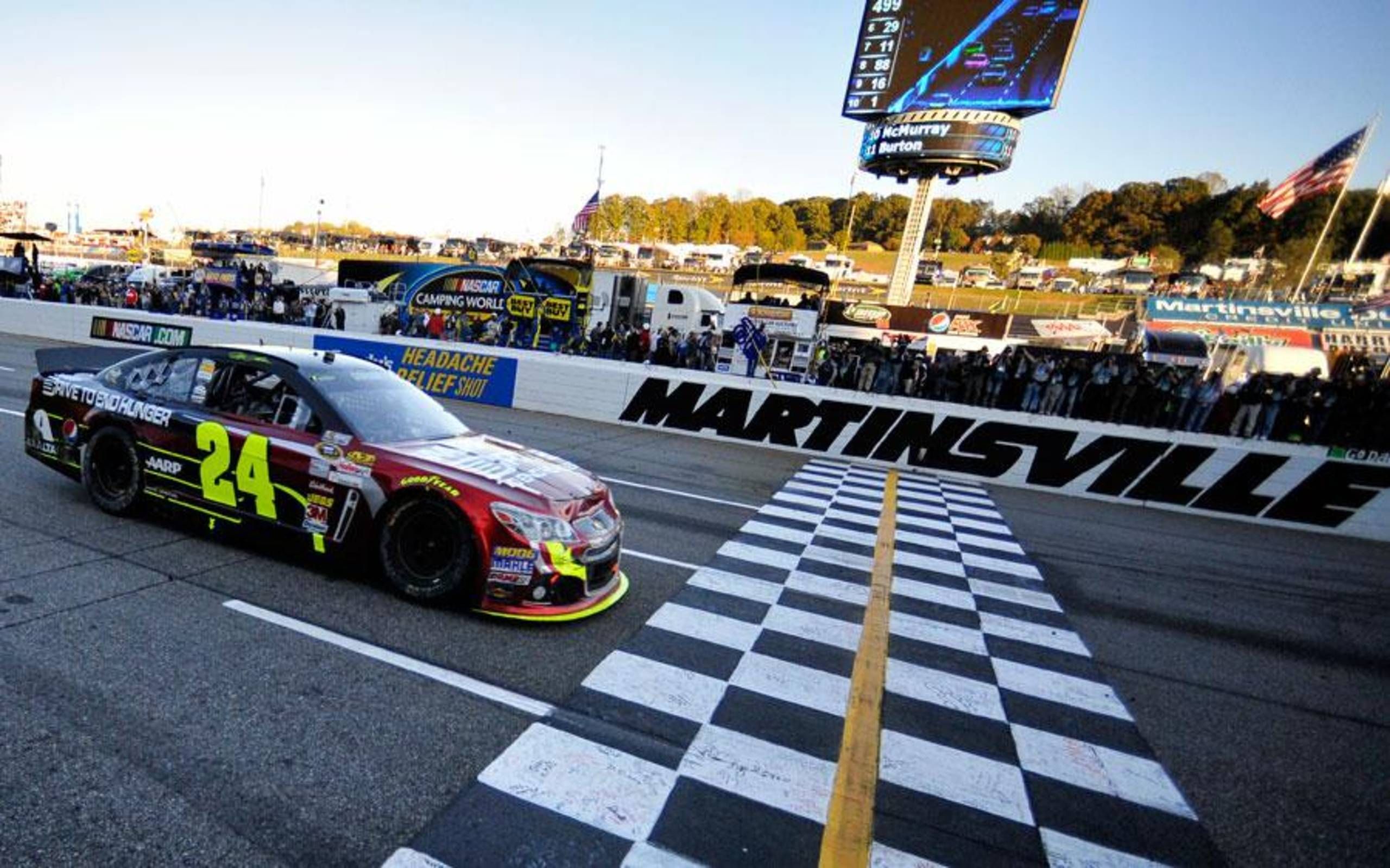 Jeff Gordon wins wild NASCAR Chase race at Martinsville