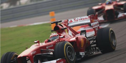 Ferrari and driver Fernando Alonso, shown here in practice on Friday, will have a new-look home base at Maranello in 2015.