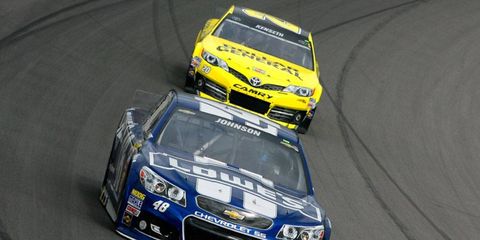 Matt Kenseth will be trying to track down Jimmie Johnson at Martinsville Speedway on Sunday.