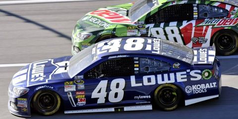 Jimmie Johnson is hoping to win at Martinsville for the ninth time in his career this weekend.