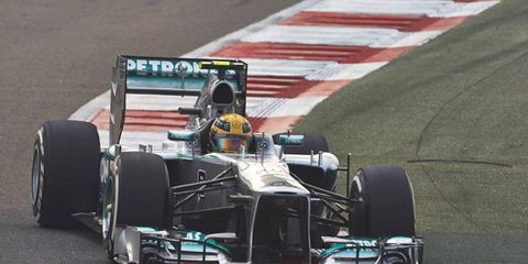 Hamilton has just one win in the 2013 F1 season and is currently fourth in the standings.