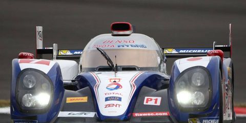 Alex Wurz and Nicolas Lapierre drove their Toyota TS030 Hybrid to the pole for the World Endurance Championship race in China.