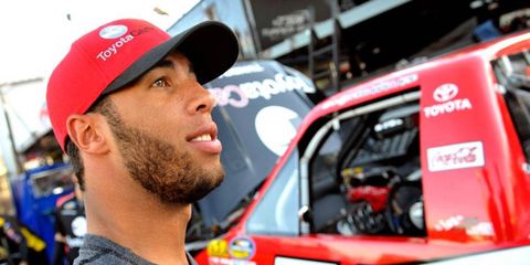 Darrell Wallace Jr. was not penalized for losing his cool during NASCAR Truck Series practice on Thursday.