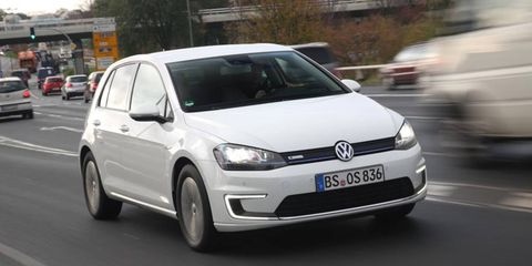 The Volkswagen e-Golf is expected to cost less than the BMW i3 when it goes on sale.