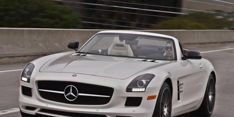 The 2013 Mercedes-Benz SLS AMG GT Roadster is one wild ride.
