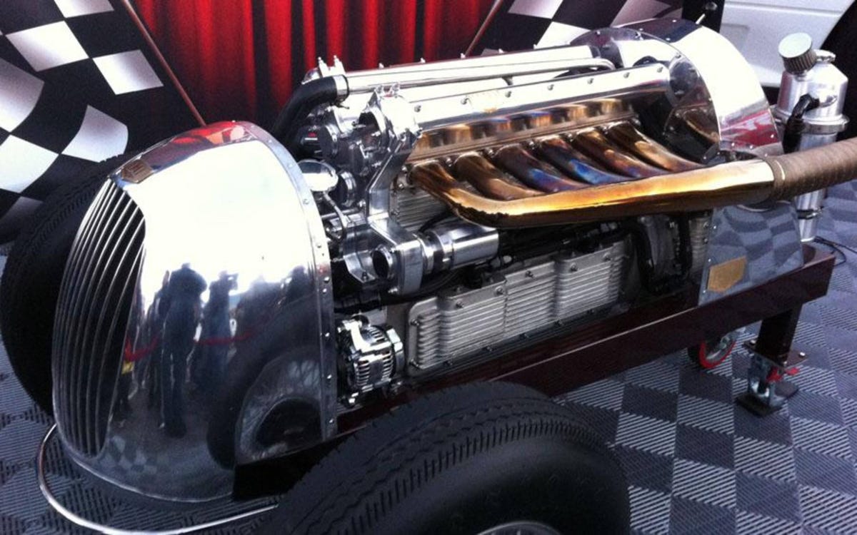 Coker unveils 1939 Indy engine rebuild at SEMA show