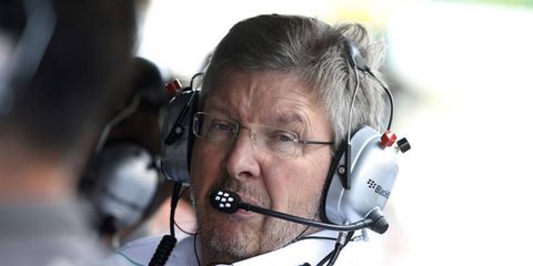 There have been persistent rumors about Brawn stepping down as the team boss at Mercedes.