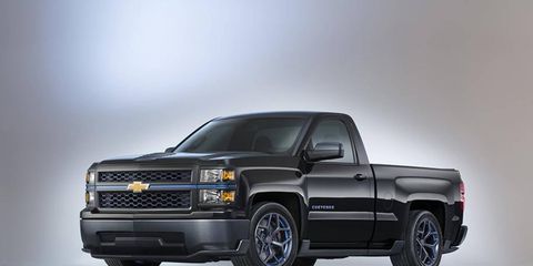 The Silverado Cheyenne concept has gone on a carbon-fiber diet to lose 200 pounds, improving the power-to-weight ratio.