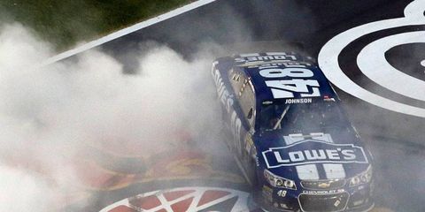 Jimmie Johnson moved closer to a sixth NASCAR Sprint Cup Series championship with a win at Texas on Sunday.