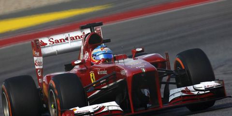 Fernando Alonso has locked up the second place position in the drivers' championship, but he's still hoping to gain some ground in the constructor's championship.