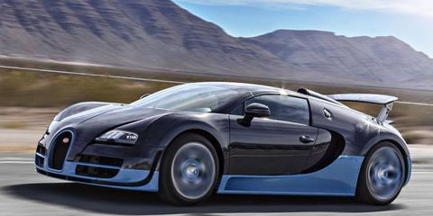 The Bugatti dynamic driving experience uses the Grand Sport Vitesse.