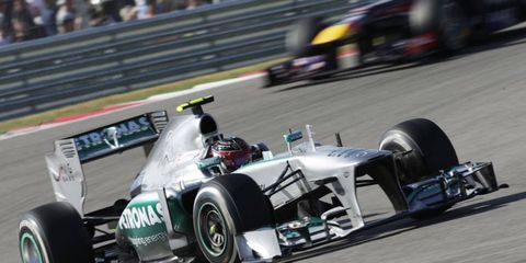 Hamilton's fourth place finish at the US Grand Prix was an improvement over his seventh place finish at Abu Dhabi.