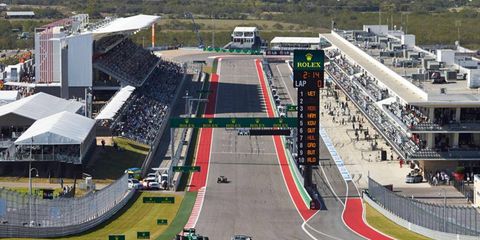 Formula One practice started on Friday at Circuit of the Americas in Austin, Texas.
