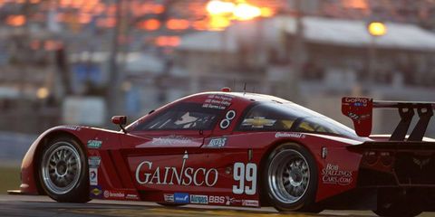 The #99 Corvette DP of Alex Gurney, Jon Fogarty, Memo Gidley and Darren Law was in action at the Grand Am Rolex 24 Hours event in January.