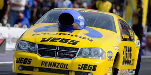 Jeg Coughlin won his fifth NHRA Pro Stock championship on Sunday in Pomona.