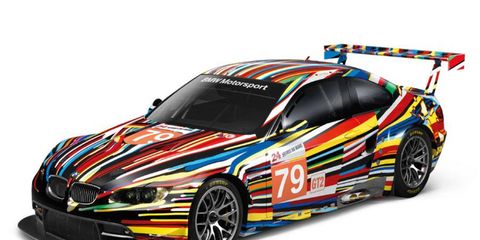 This Art Car is based on the BMW M3 GTS.