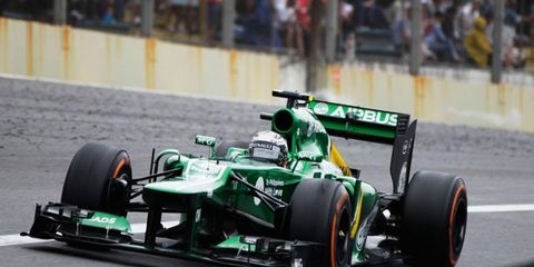 Giedo van der Garde fnished 18th for Caterham in Brazil. His best finish was 14th in Hungary.