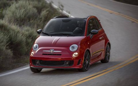 The 2013 Fiat 500 Abarth Convertible starts at $26,700.