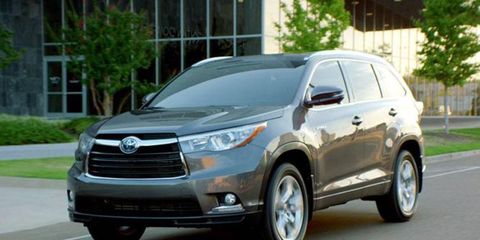The 2014 Toyota Highlander Hybrid debuted at the LA Auto Show.