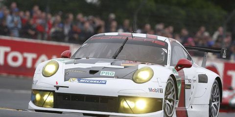 Jong Bergmeister, Patrick Pilet and Timo Bernahard all competed for Team Manthey in the 2013 Le Mans event.