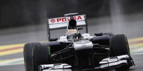 Pastor Maldonado had consistently poor finishes in the 2013 Formula One season.