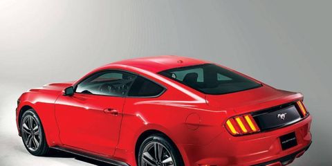 Ford doesn't expect to sell more than 10 percent of the new Mustang production run overseas, but it hopes that the cars it does sell will boost brand image.
