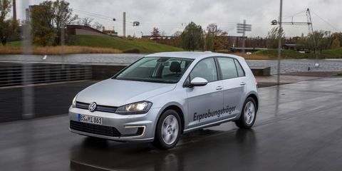 The VW Golf plug-in hybrid has an electric only range of up to 31 miles.