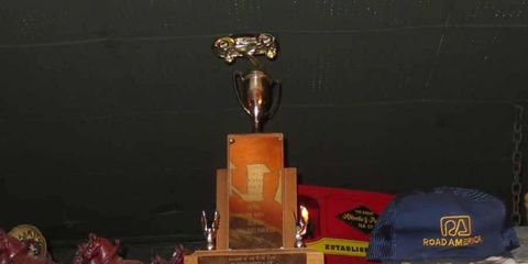 The Traveling Trophy was given to Minnesota Corvette racers between 1960 and 1970.