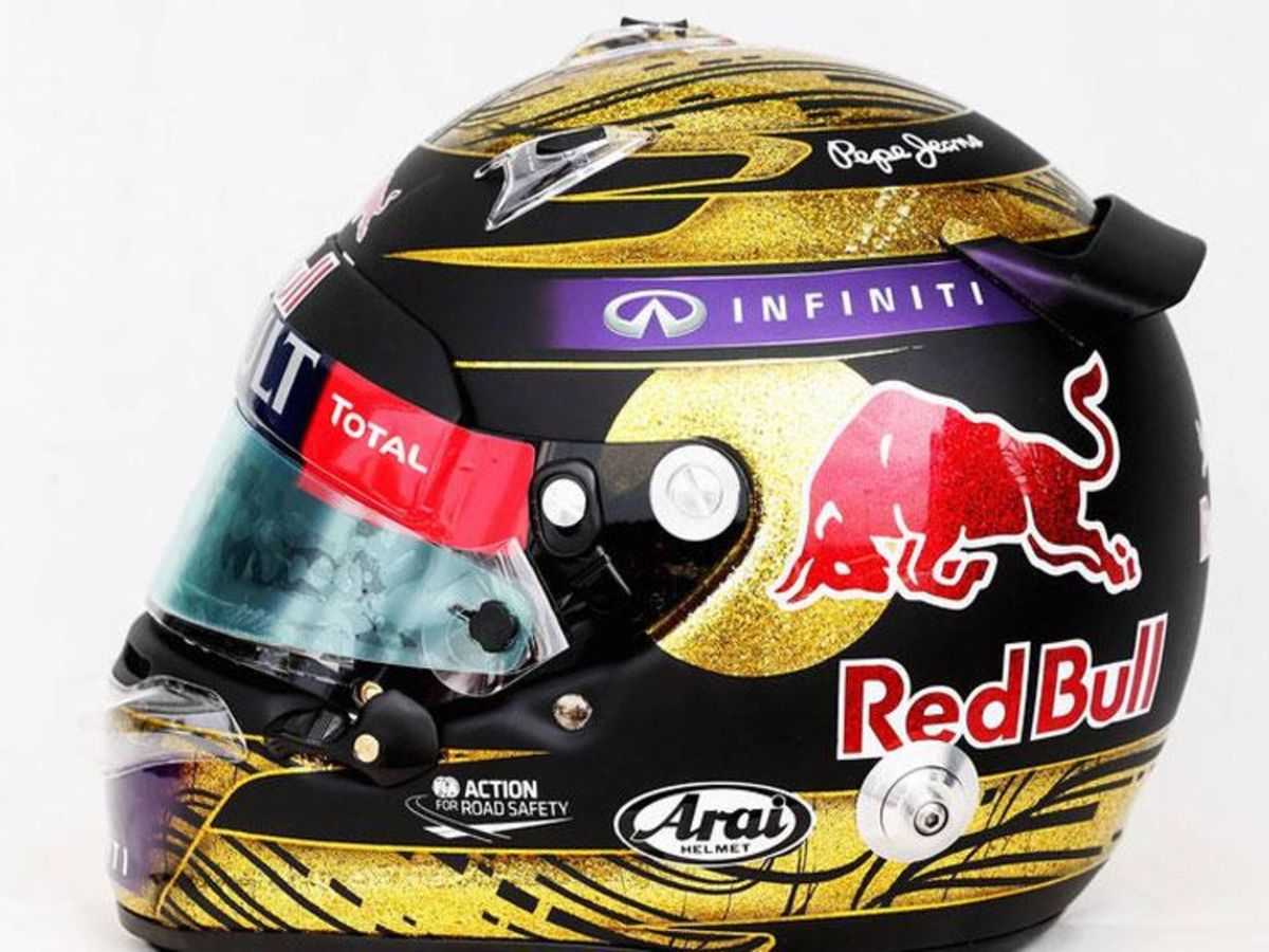 Formula One Sebastian Vettel helmet sells for at