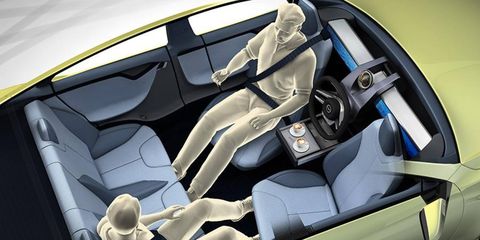 Rinspeed imagines the interiors of cars will change quite a bit when self-driving cars become a reality.