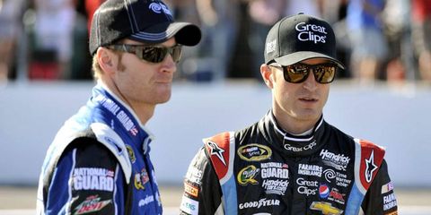 Dale Earnhardt Jr. and Kasey Kahne will invite guests to spend the day with them at Earnhardt's lake house.
