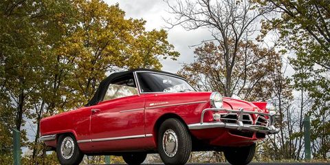 This is one of the few surviving U.S.-market NSU Spiders.