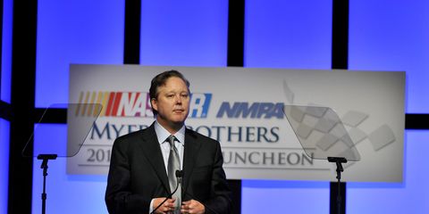 Brian France spoke to a room full of motorsports insiders on Thursday, and he says NASCAR's future is bright.