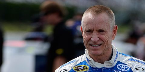 Mark Martin won 40 NASCAR Cup Series points races in his career.