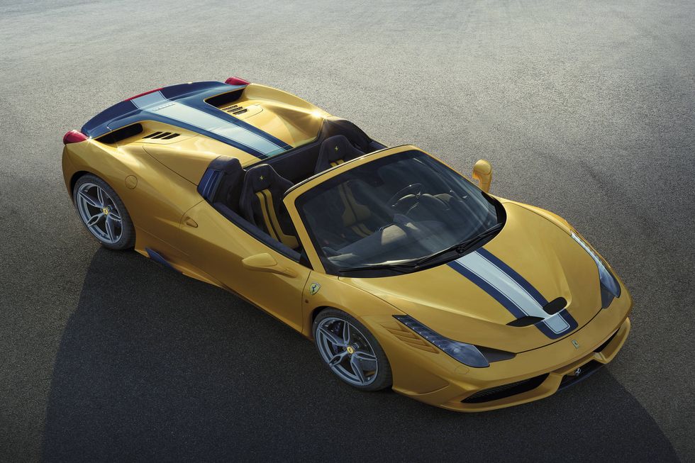 The new car sprints from 0-100 km/h in just 3.0 seconds and has a Fiorano lap time of 1’23”5.