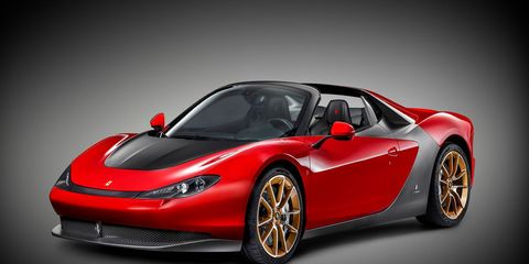 The first of six Ferrari 458-based Pininfarina-designed Sergios has been delivered.