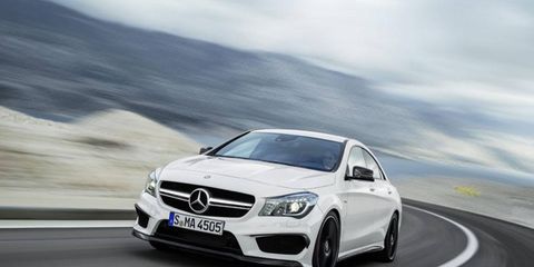 The 2014 Mercedes-Benz CLA45 AMG 4Matic has amazing AMG attributes.