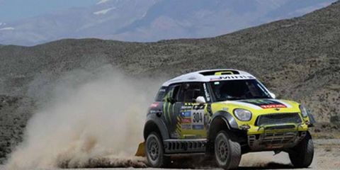 Nani Roma leads the Dakar Rally after three days.