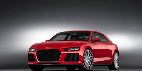 The Audi Sport quattro concept has been updated for the Consumer Electronics Show with laser headlight technology.