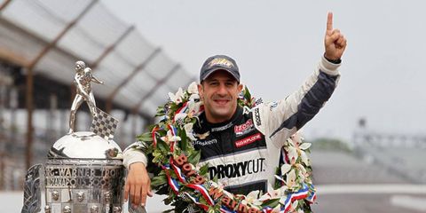 Tony Kanaan became the 100th winner of the Indianapolis 500 when he won in May.