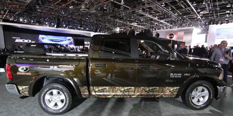 Ram brought the 2014 Mossy Oak Edition of the 1500 pickup to the Detroit auto show this year.