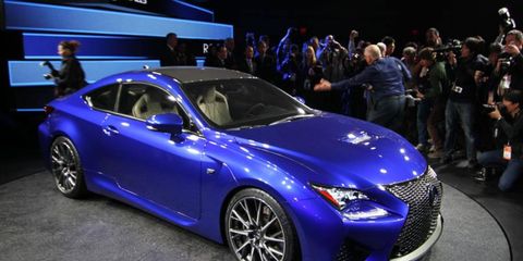 We learn more about the 2015 Lexus RC F coupe at its Detroit auto show debut.