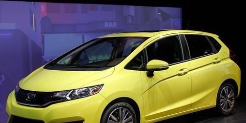 Honda claims the 2015 Fit will get 46mpg on the highway.