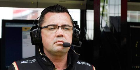 Eric Boullier has left the Lotus Formula One team as team principal.