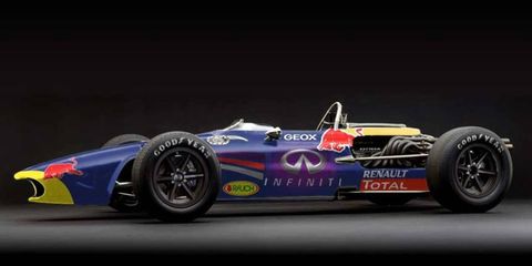 A Formula One fan posted a gallery on the photo sharing site, Imgur. The photos show what classic Formula One cars would look like with modern liveries.