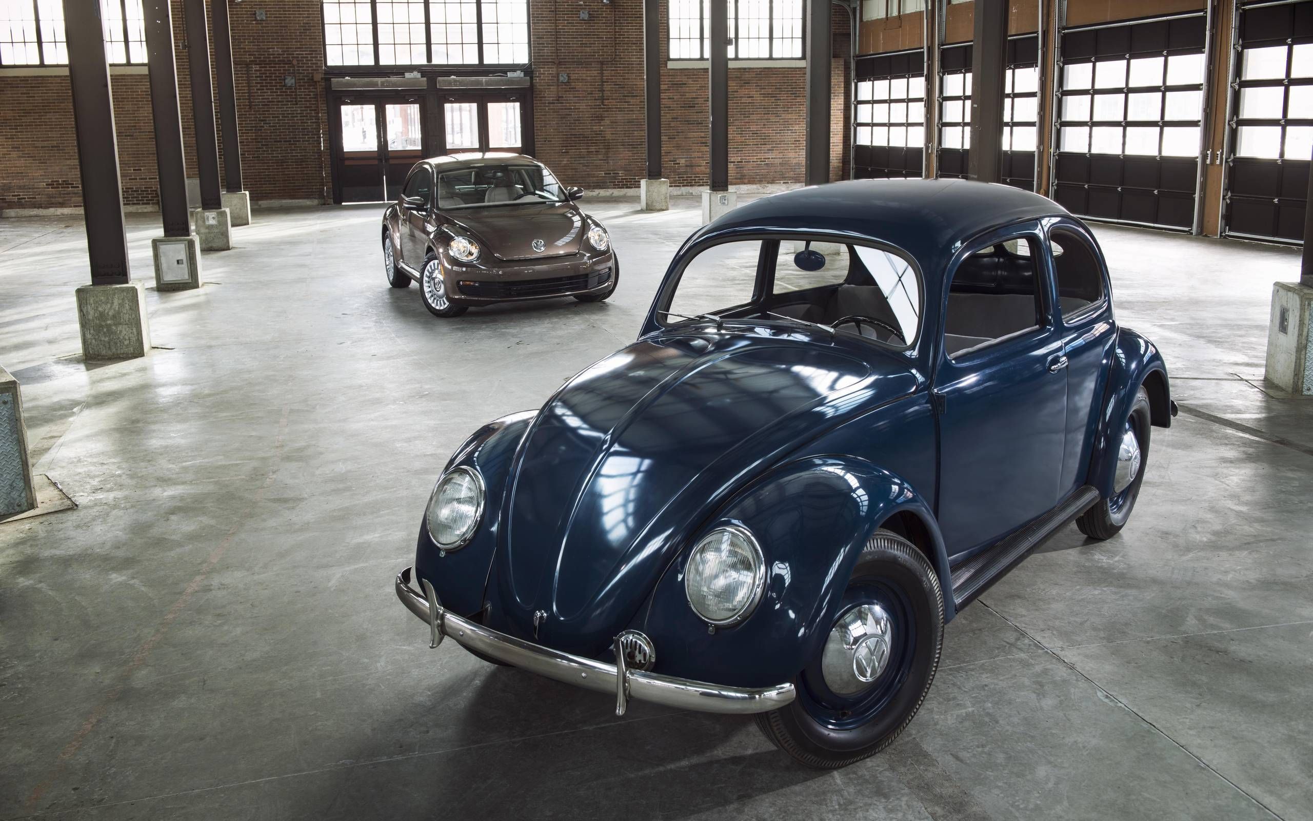 The first Volkswagen Beetle in America looked like this