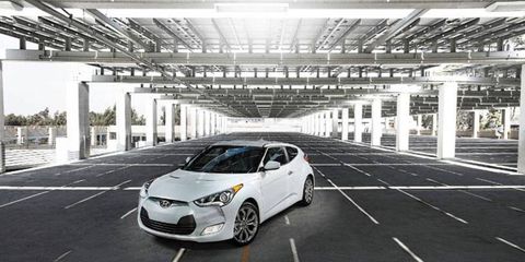 Hyundai's Veloster RE:FLEX is the only way to get leather in a naturally aspirated model.